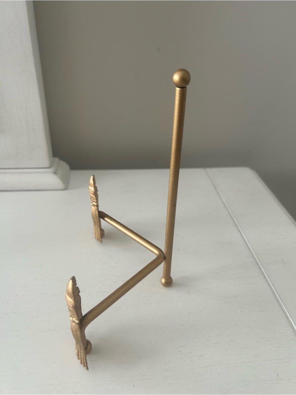 Gold Decorative Display Stand Frame Holder with Tassels - Picture 2 of 4
